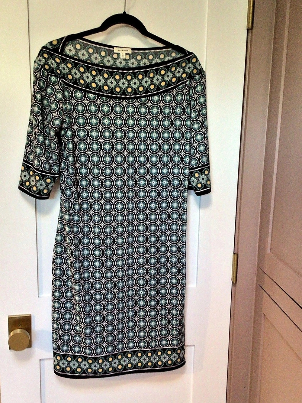 Max Studio Geometric Print Mini Dress